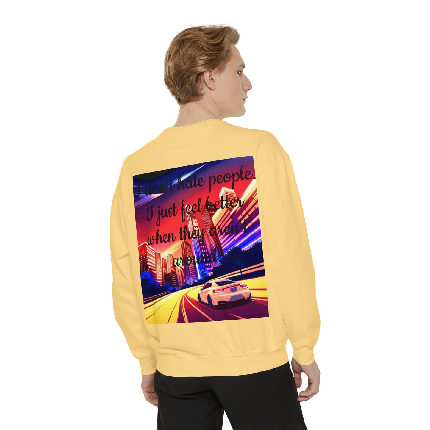 Unisex Garment-Dyed Sweatshirt