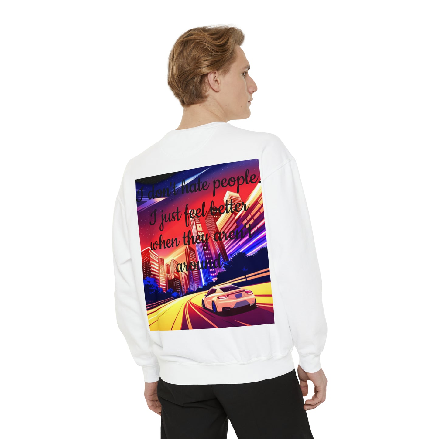 Unisex Garment-Dyed Sweatshirt