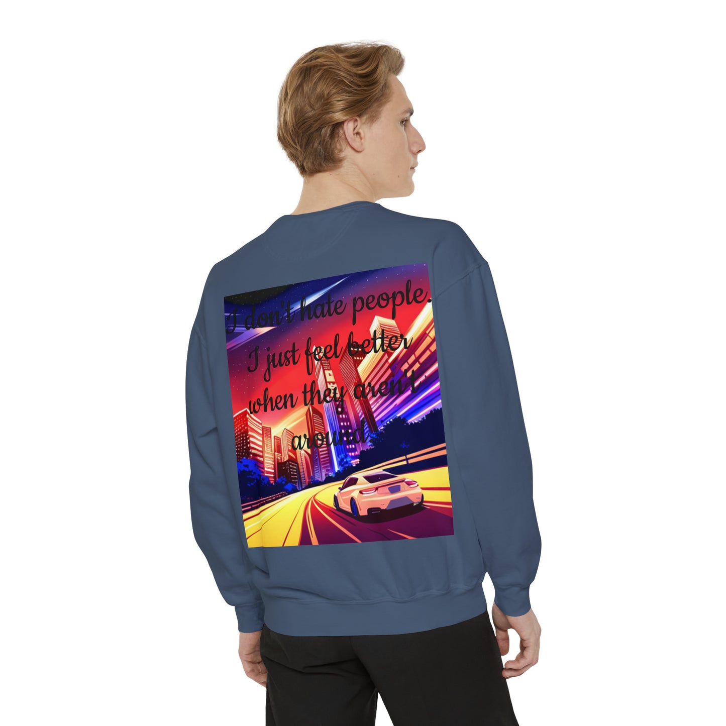 Unisex Garment-Dyed Sweatshirt