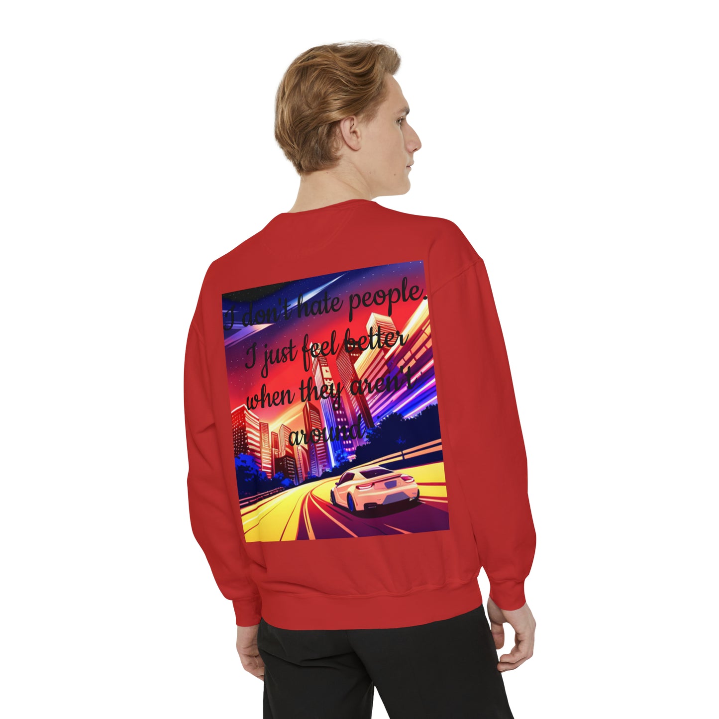 Unisex Garment-Dyed Sweatshirt