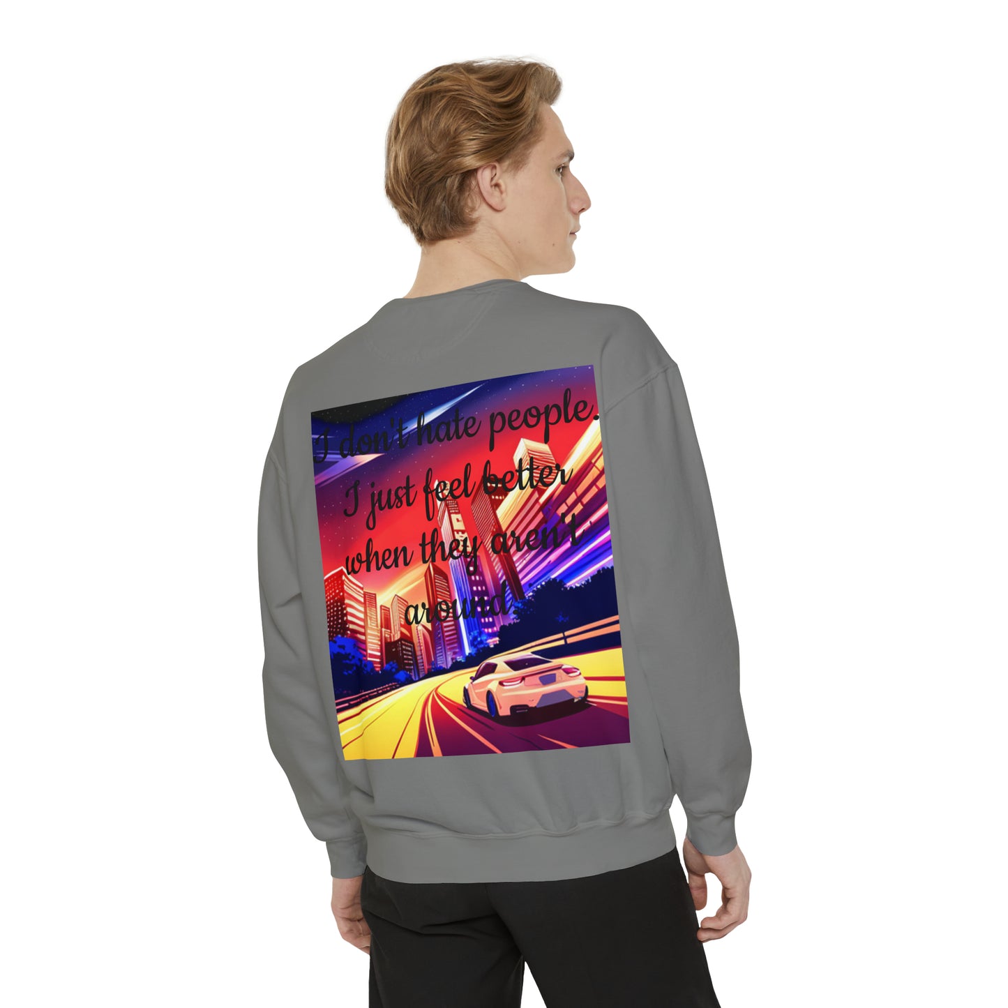 Unisex Garment-Dyed Sweatshirt