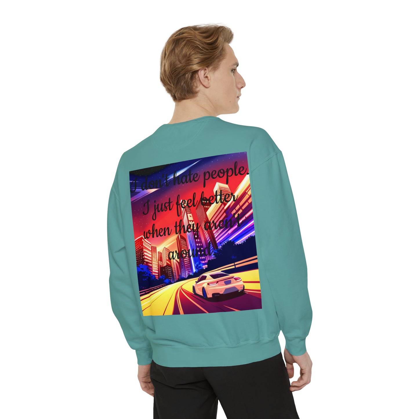 Unisex Garment-Dyed Sweatshirt