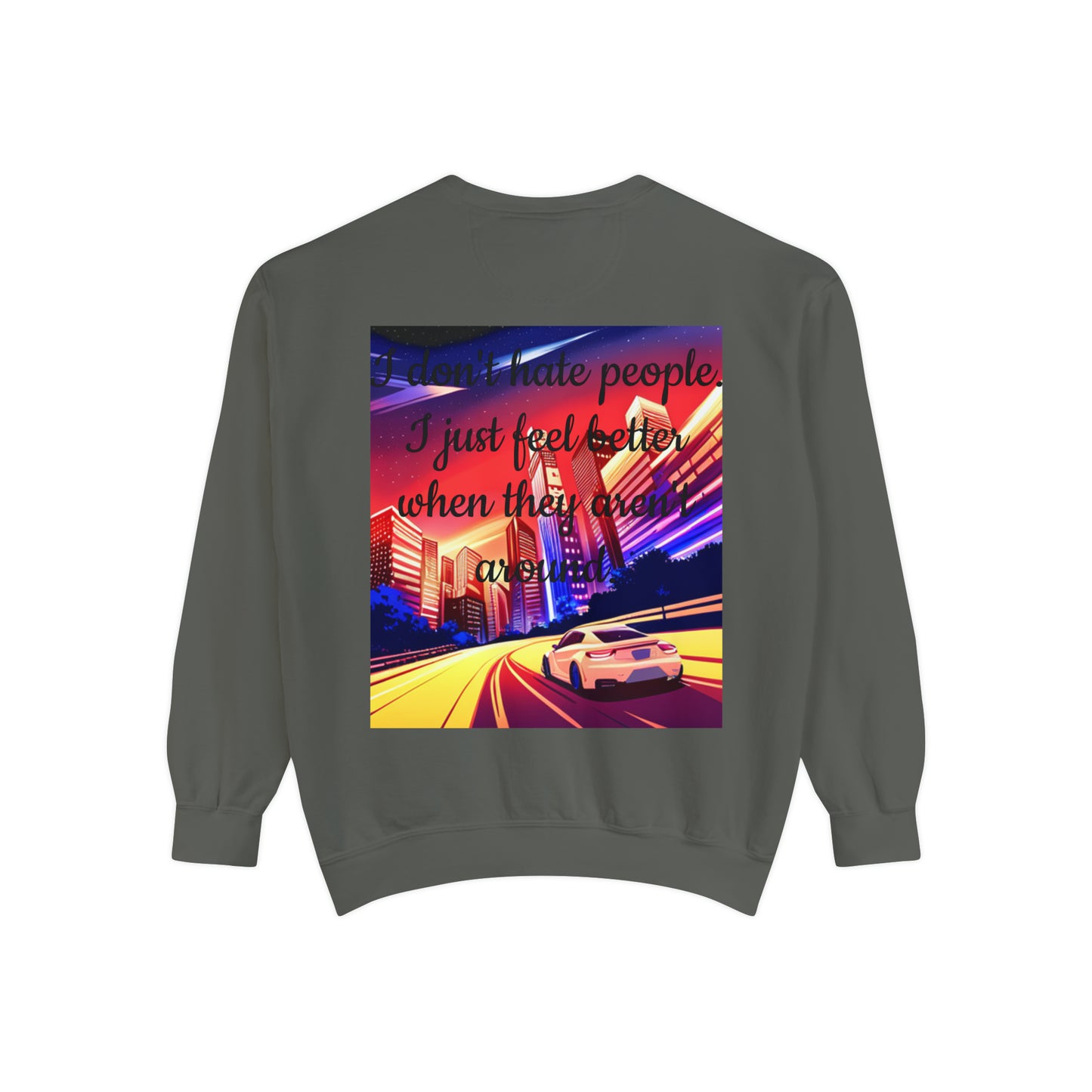 Unisex Garment-Dyed Sweatshirt