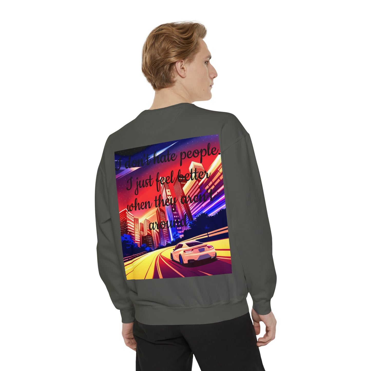 Unisex Garment-Dyed Sweatshirt