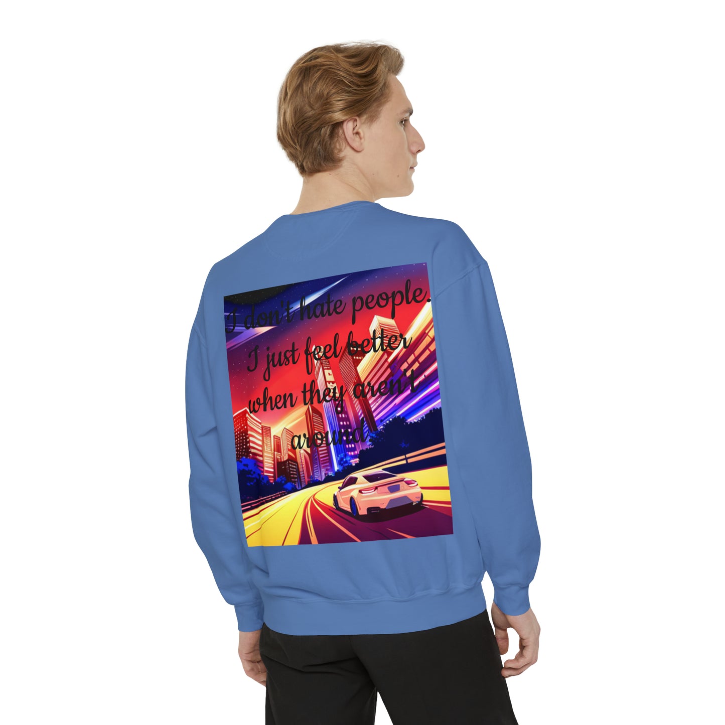 Unisex Garment-Dyed Sweatshirt