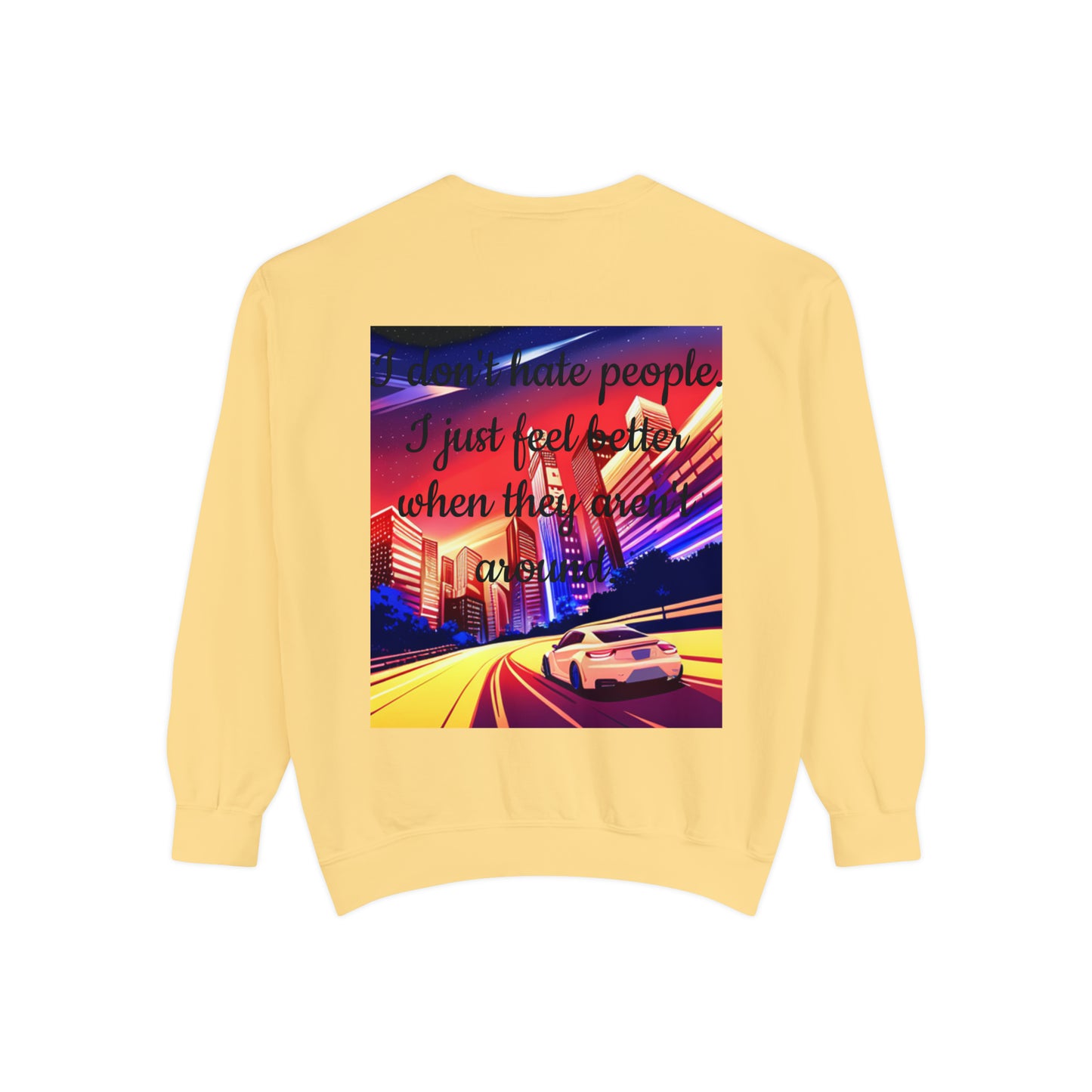 Unisex Garment-Dyed Sweatshirt