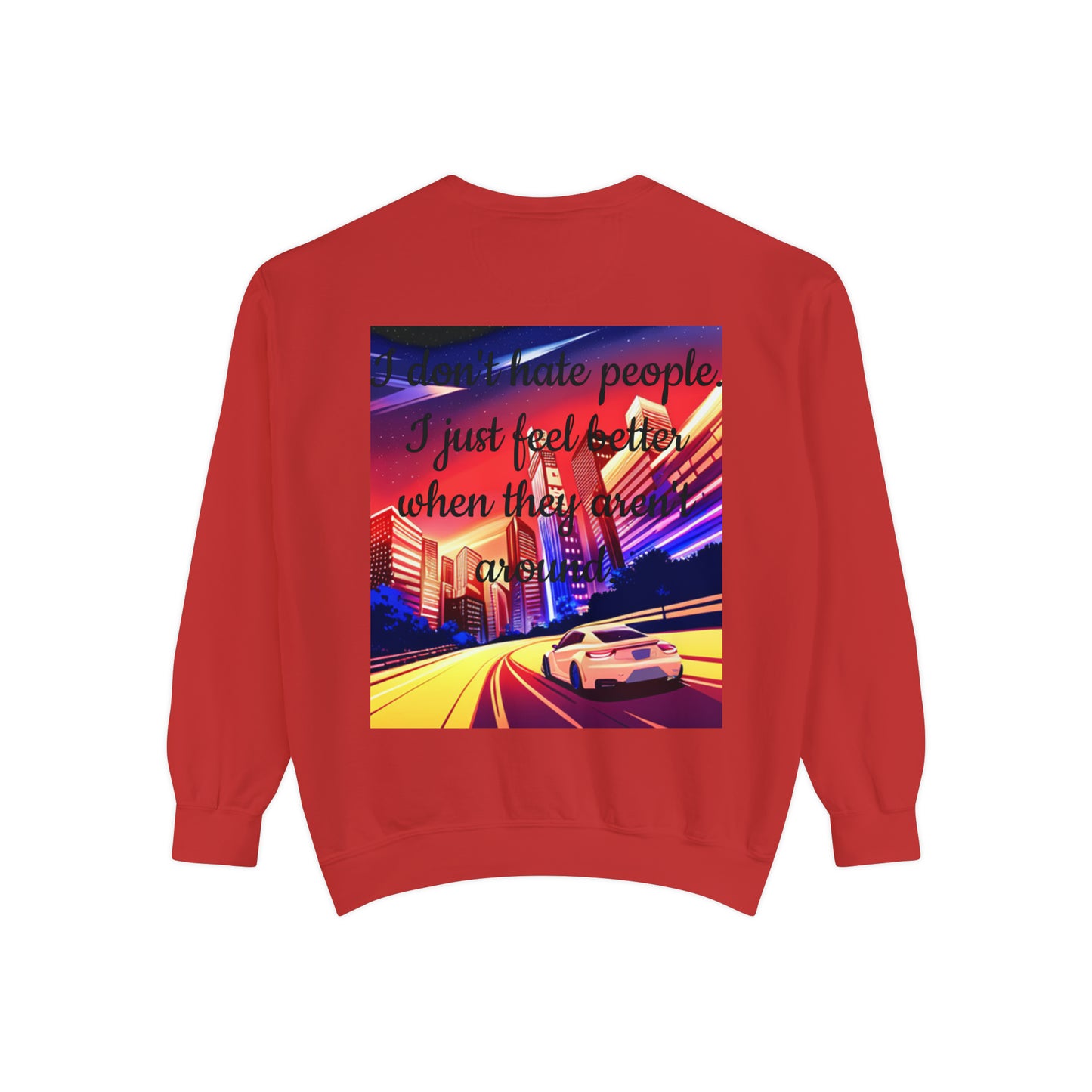 Unisex Garment-Dyed Sweatshirt